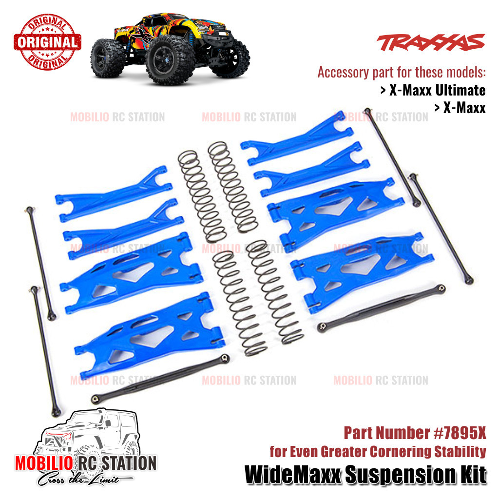 Traxxas Part #7895X WideMaxx Suspension Kit for X-Maxx Ultimate RC Monster Truck