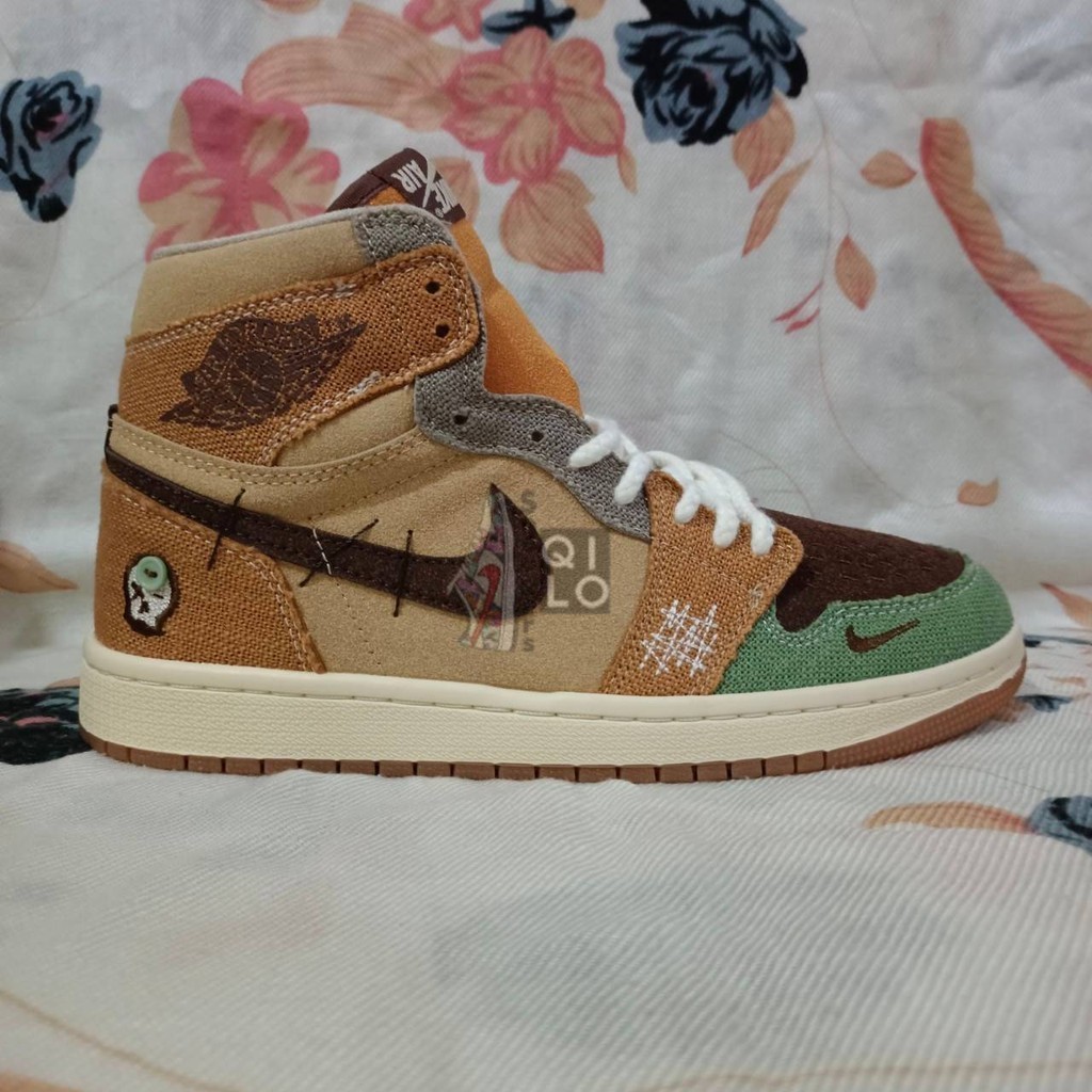 Sepatu AJ 1 High Zion Voodoo