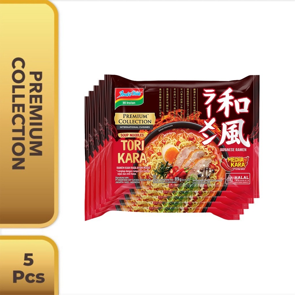 

5 Pcs - Indomie Tori Kara Ramen - JSF