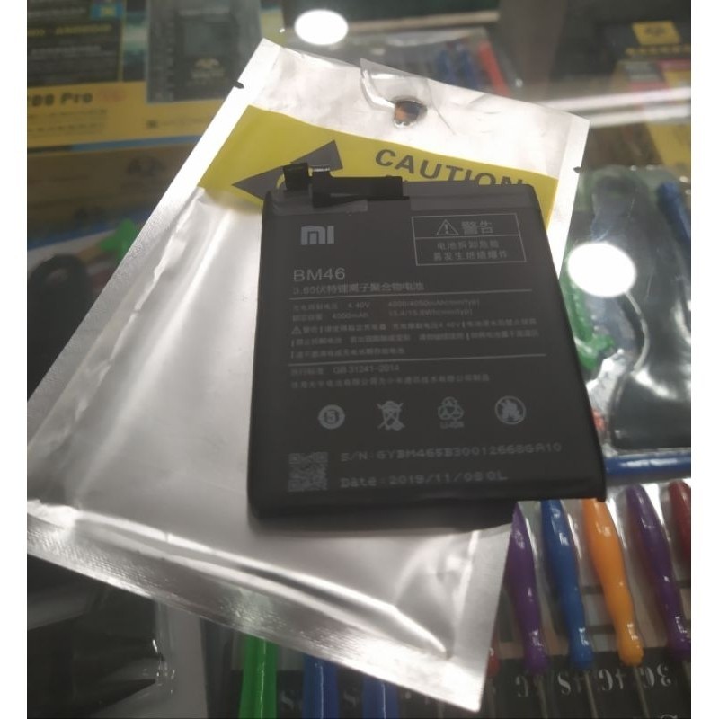 BATERAI BATRE TANAM XIAOMI REDMI NOT3 NOTE 3 PRO BATTERAY BM 46 ORYGINAL Bergaransi 1Minggu