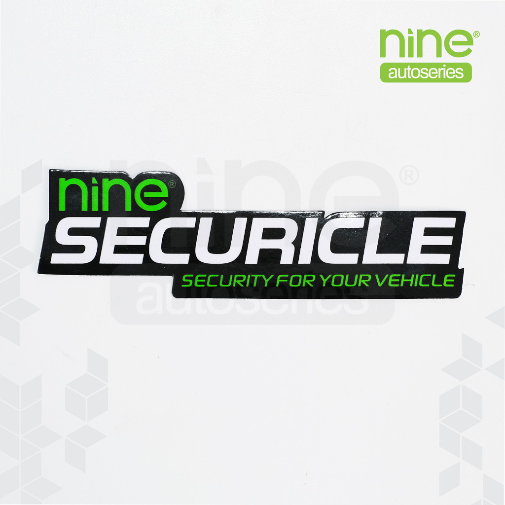 

STIKER NINE SECURICLE MERCHANDISE - NINE AUTOSERIES