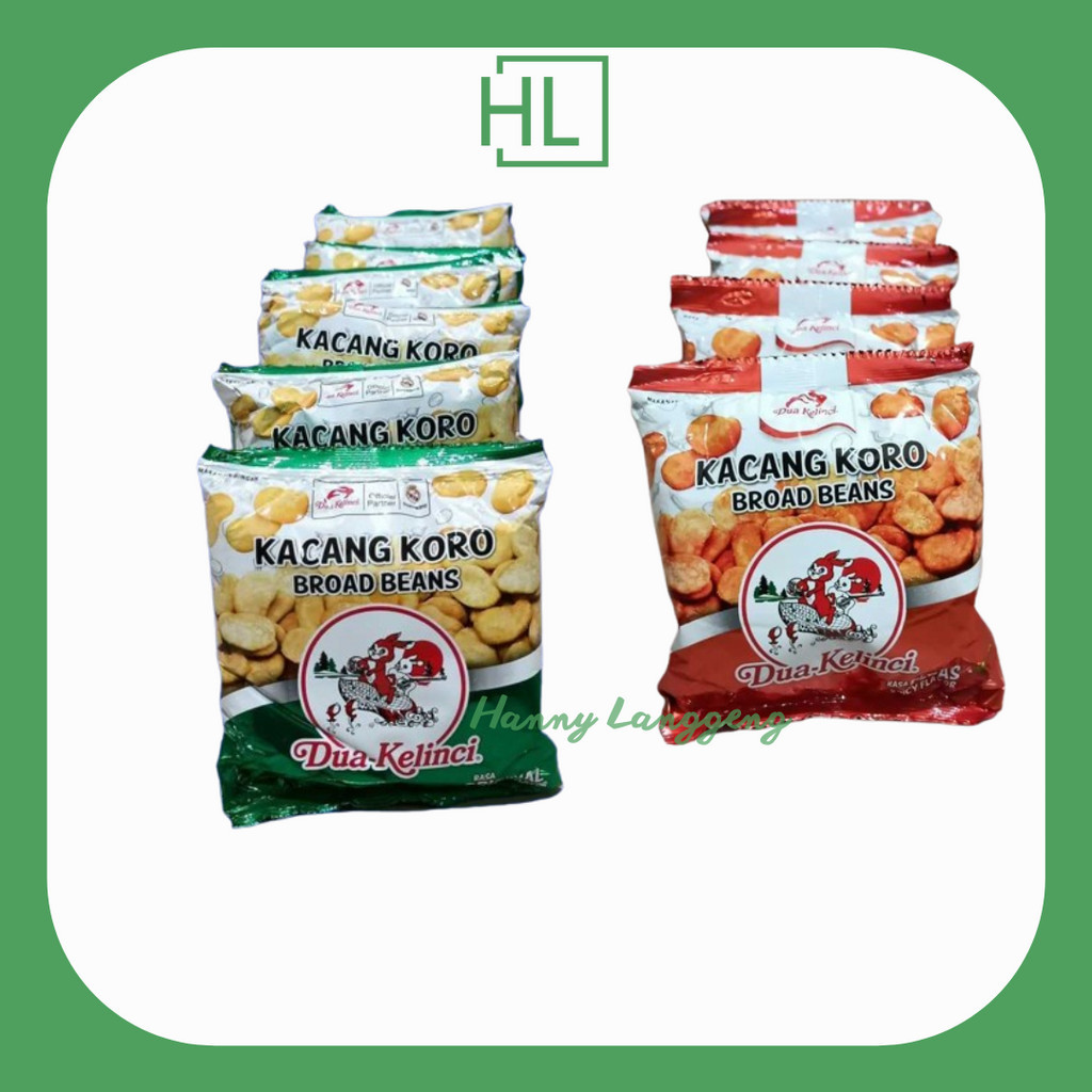 

[HL] Dua Kelinci Kacang Koro 1 Renceng Isi 10 pcs @18gr