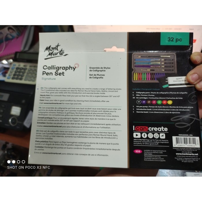 

PROMO!! -mont marte calligraphy pen set kaligrafi set