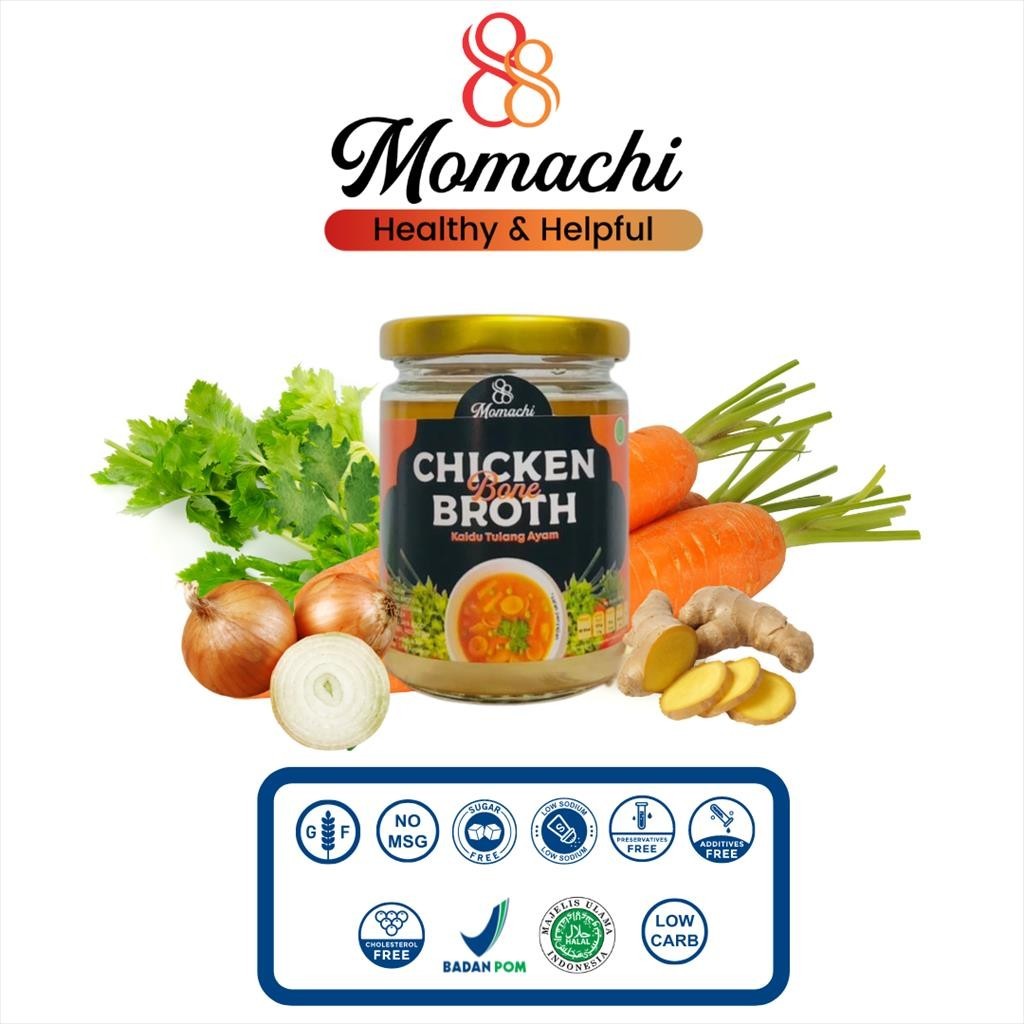 

Chicken Bone Broth ( Kaldu Tulang Ayam ) 250 ML - MOMACHI