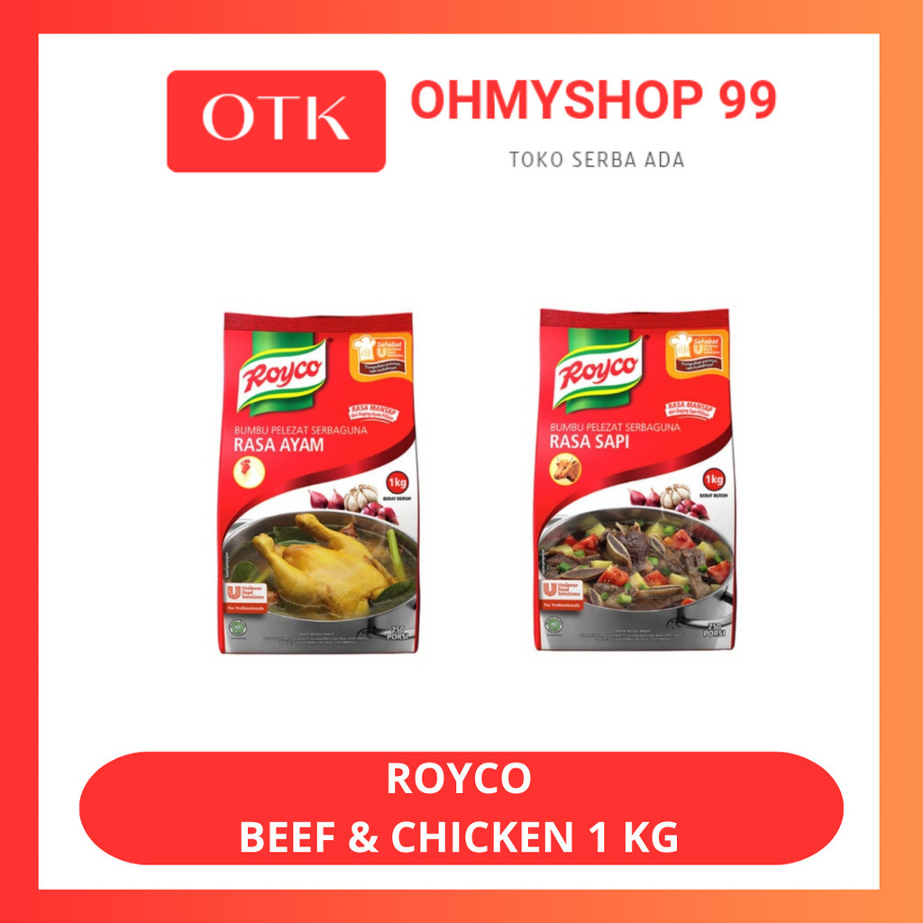 

Royco Kaldu Ayam Royco Kaldu Sapi 1 Kg