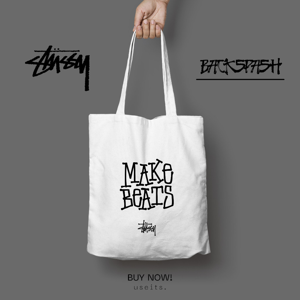 ORIGINAL Tas Totebag Stussy Skate Pria Wanita - STUSSY 2025