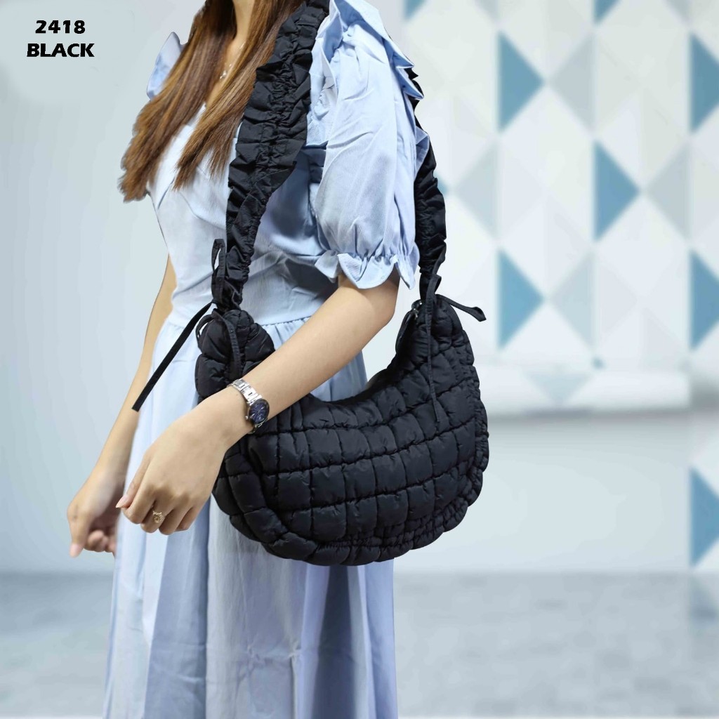 (pjb_jakarta2018) BEST SELLER - (COD) NEW ARRIVAL Tas Selempang Parasut Wanita W2418 Tas Parasut sel