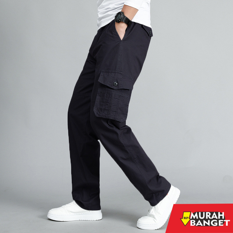 Celana Denim Pria Terbaru- Celana Cargo Panjang Pria Wanita Kempol Jumbo Carpenter Chino Kempol Long