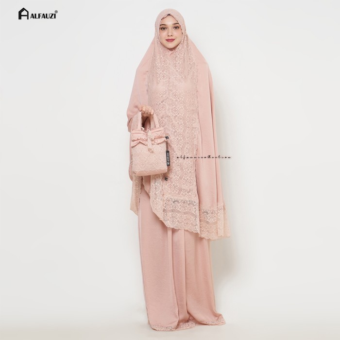 Mukena Zara Silk  Alfauzi  / Mukena Zara Jumbo / Dewasa - ZS 1269