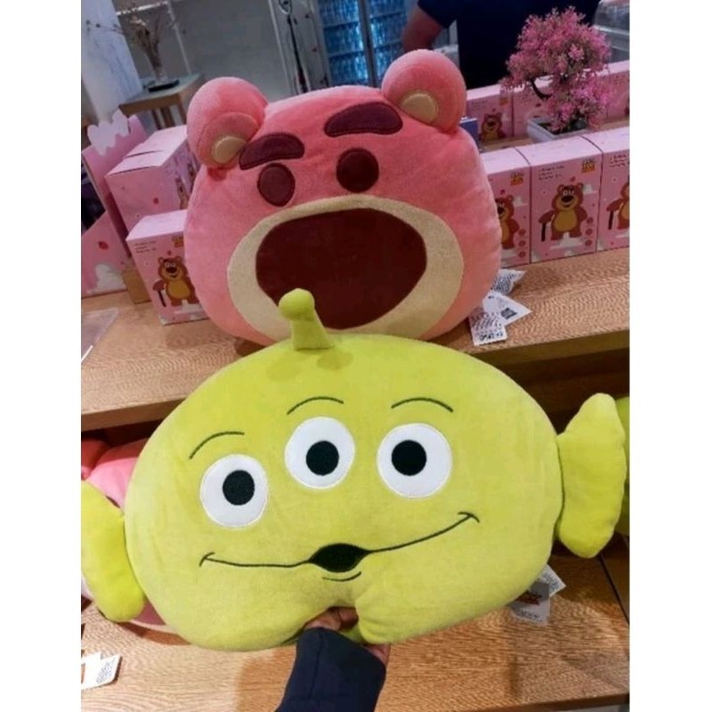 Bantal Boneka Seri TOY Story Lotso Bear Strawberry Plush Toy Boneka Lucu Miniso Toys Story plush