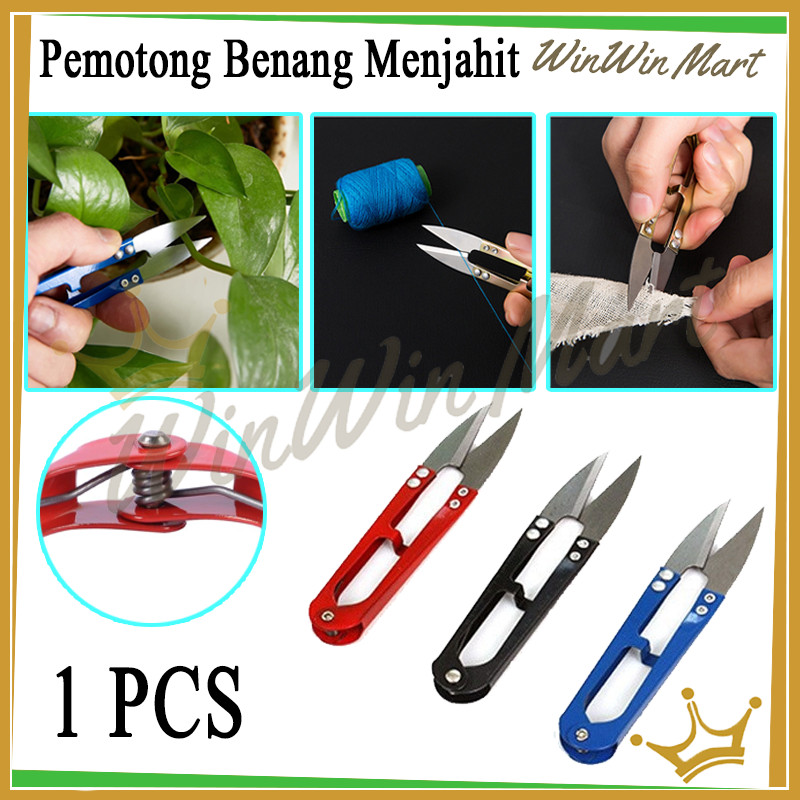 

Gunting Potong Benang Kain Bahan/Thread Scissors/ Gunting Cekris Benang/Pemotong Benang Menjahit