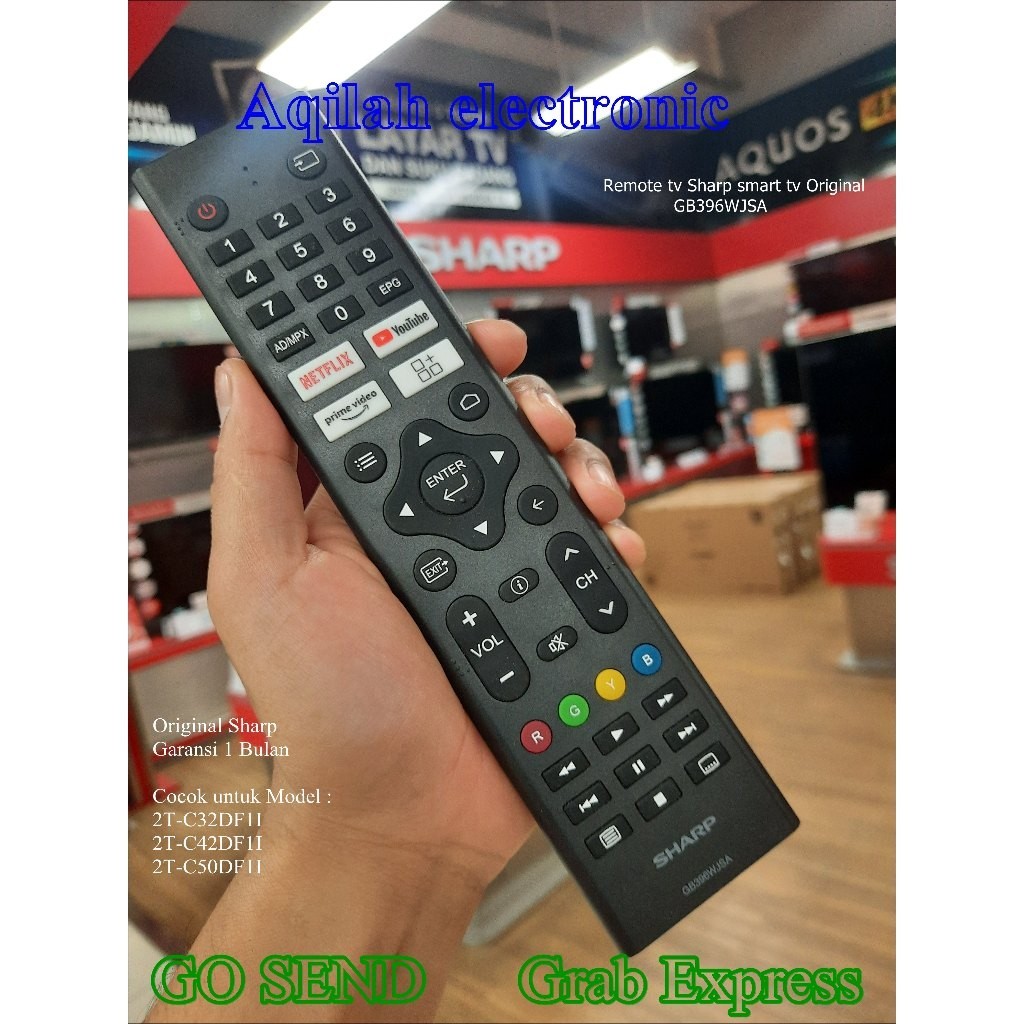 Remote tv Sharp smart tv Original GB396WJSA