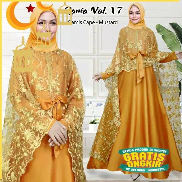 RANIA SET MAXY DRESS LONG TILLE/ bunga bunga polkadot lucu
