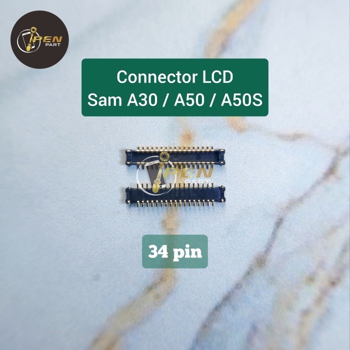 Konektor LCD Samsung 34 Pin A30 A50 A50S Original Socket Connector IPEN.4547