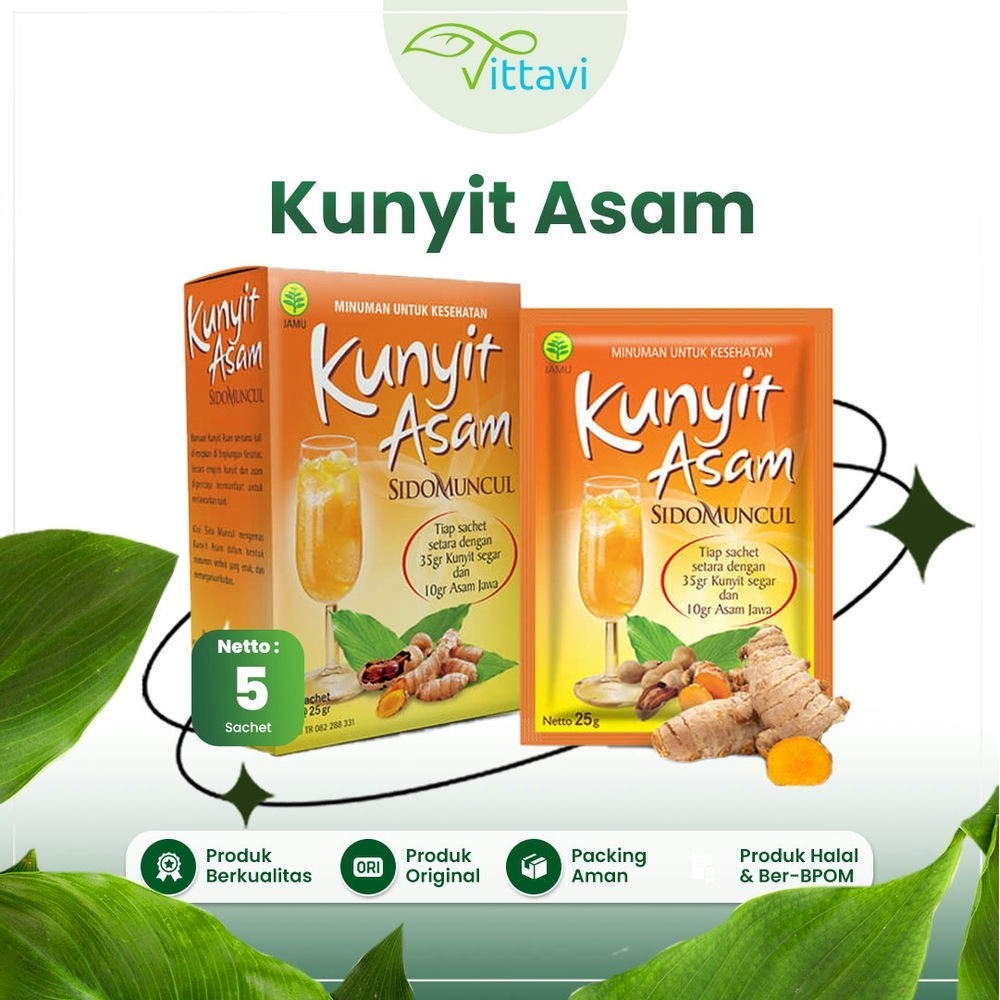 

Kunyit Asam- Minuman Instan Jamu Kunyit Asem untuk Melancarkan Haid