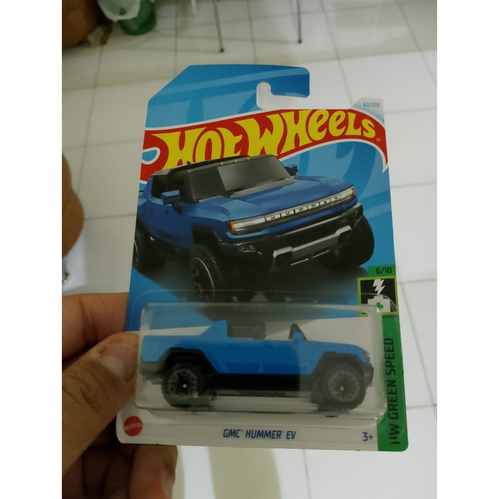 HOTWHEELS GMC HUMMER EV BIRU ORIGINAL MATTEL