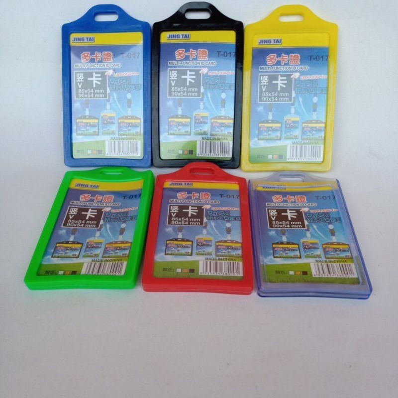 

Tempat ID Card-Holder warna dua sisi per 5 pcs