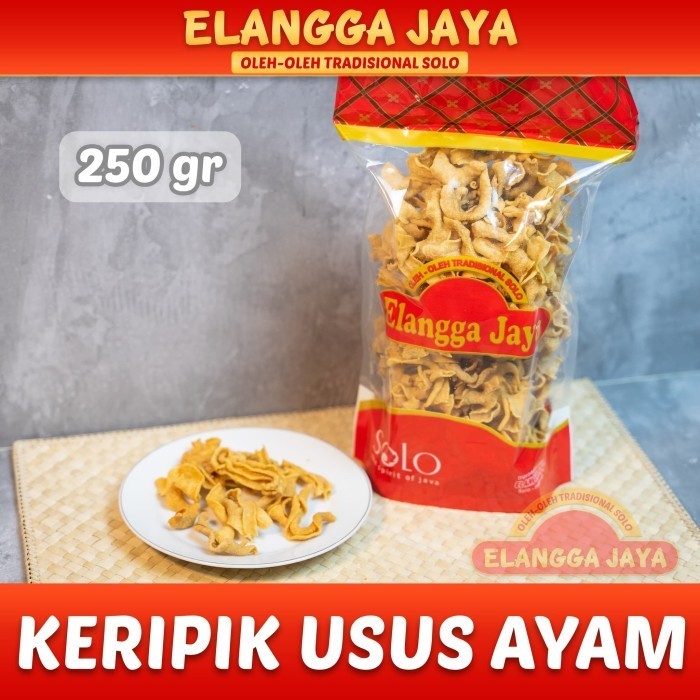 

Terbaru Keripik Usus Ayam Negeri Asli Tanpa Tepung 250 gr