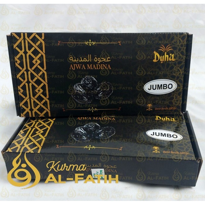 

DNG Kurma Ajwa Jumbo 500gr Kurma Nabi asli Madinah Premium Super XL