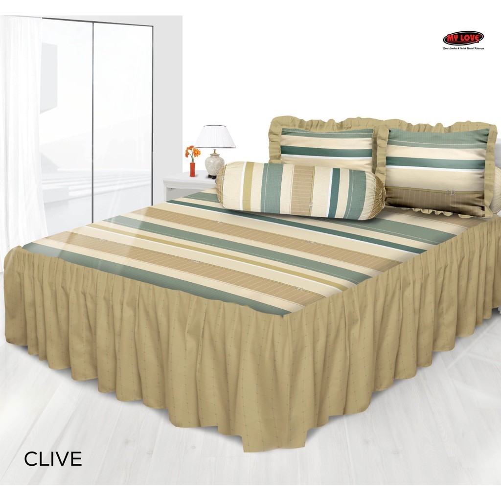 ALL NEW MY LOVE Sprei King Rumbai 180x200 Clive