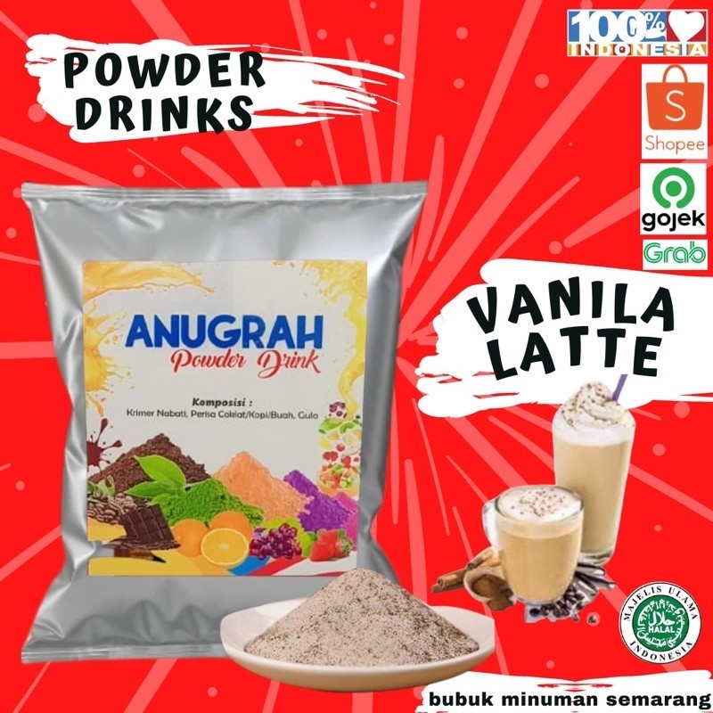 

BUBUK MINUMAN VANILA LATTE reguler 1 kgGratis Ongkir & COD