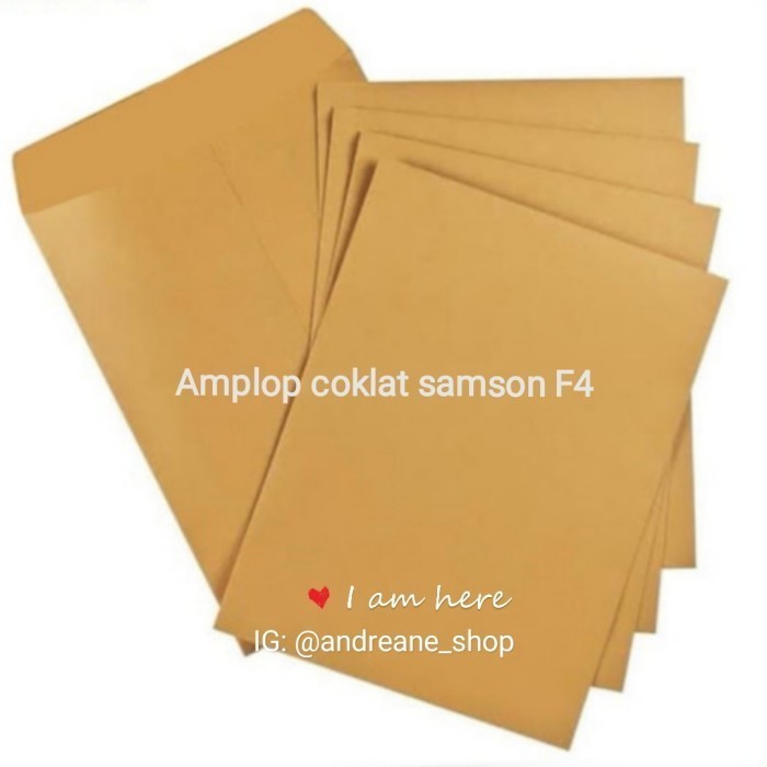 

Amplop Coklat Samson FOX D 24 x 35 cm (10 pcs)