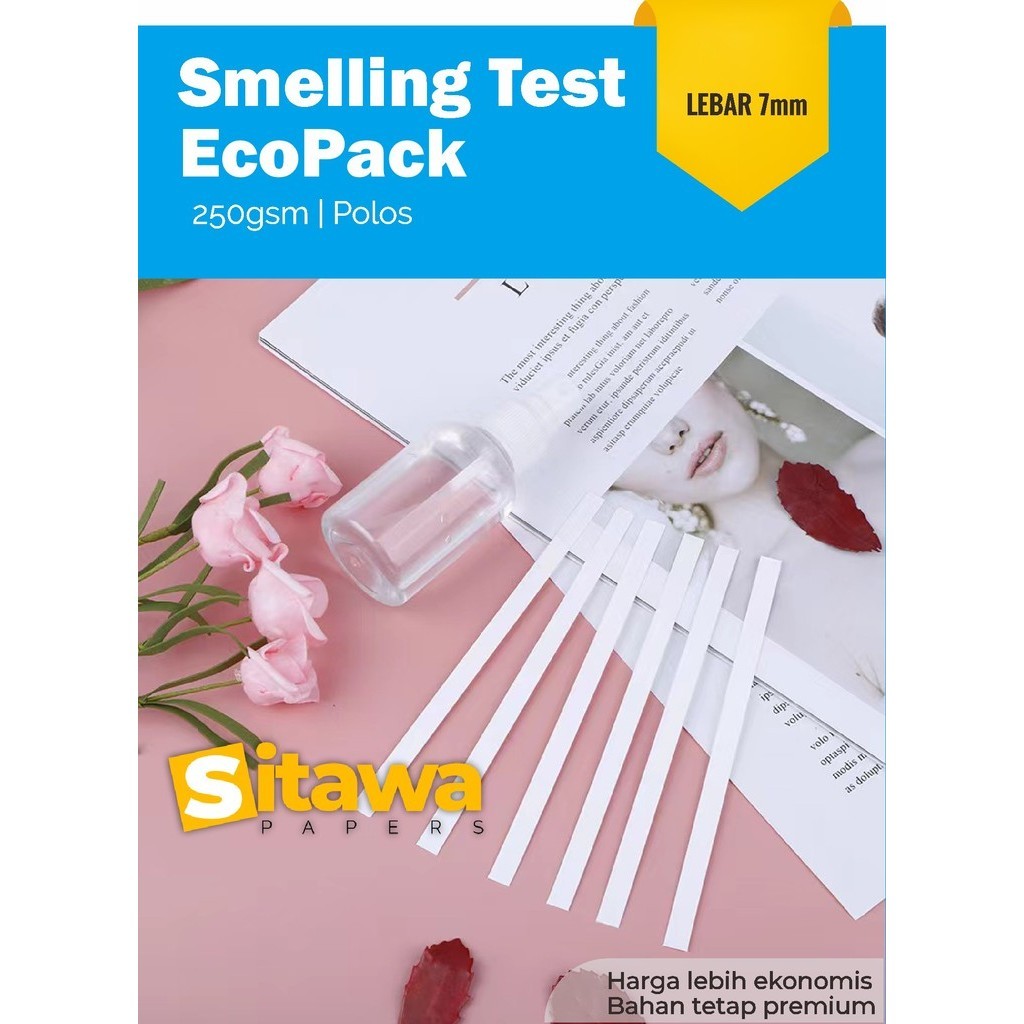 

[7mm = 100pcs] Kertas Tester Parfum Blotter Lebar 7mm Smelling Paper Sniff Wangi