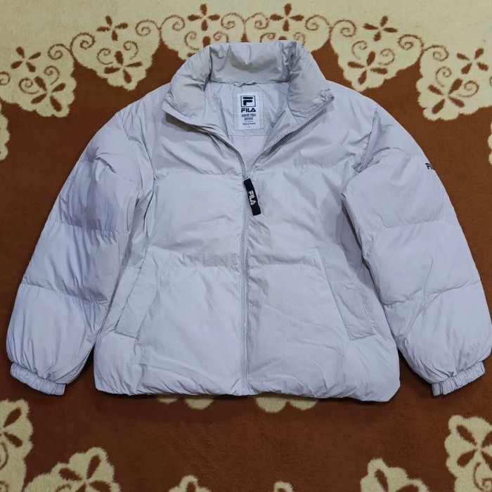 Down jaket bulu angsa FILA Size XL winter jaket tebal bagus murah