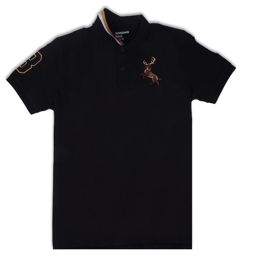 big sale Gratis Ongkir (lgp-1272) Giordano Men Big Deer Polo Shirt