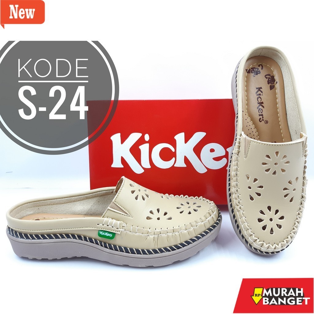 Sepatu buat lebaran- Sepatu Sandal Kickers Wanita Kode S-24
