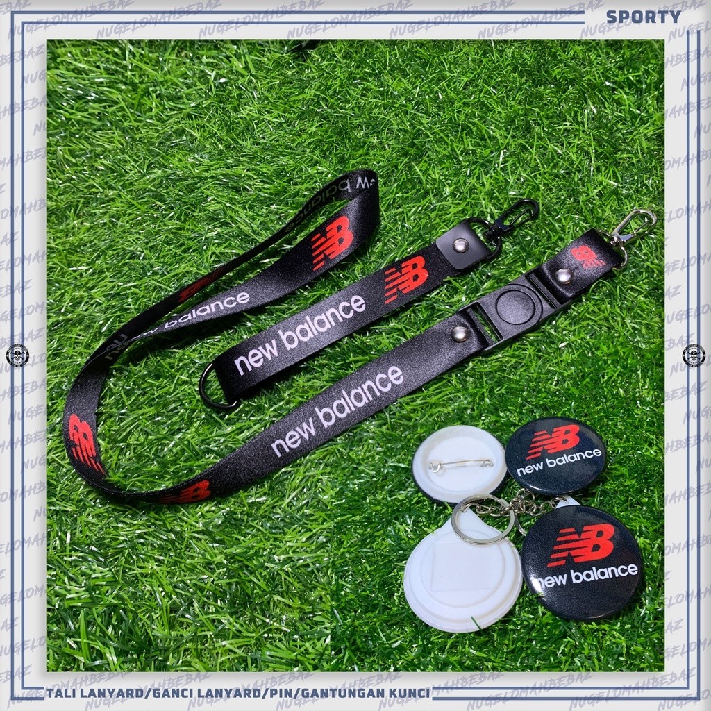 

TALI LANYARD/GANCI/PIN/GANTUNGAN KUNCI/HP - NEW BALANCE NB