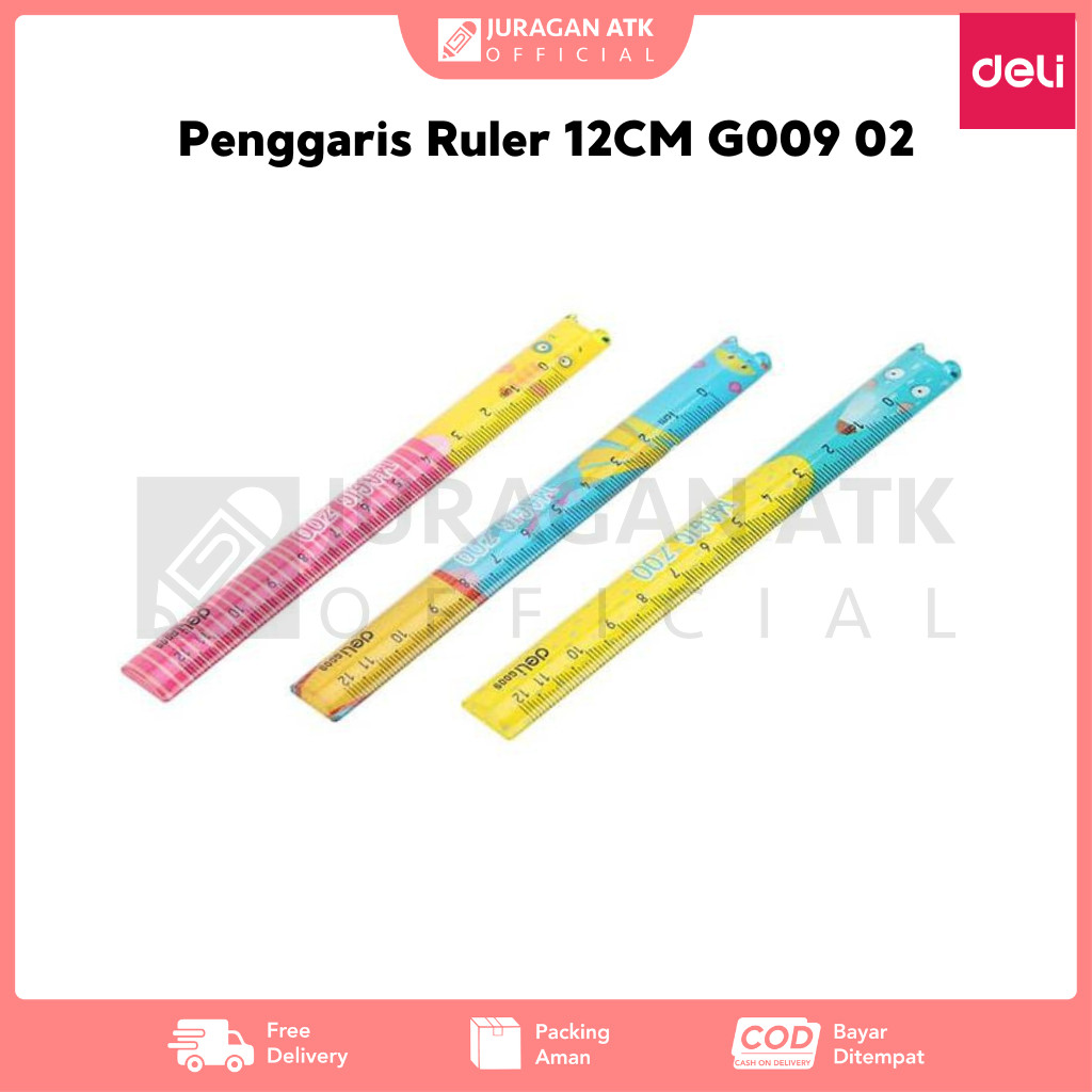 

Penggaris Ruler 12CM Deli G009 02