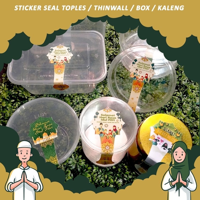 

Sticker Seal Toples / Thinwall / Box / Kaleng Idul Fitri isi 10 pcs