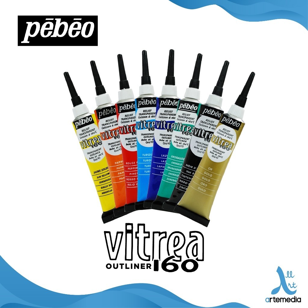 

Pebeo Porcelain 150 Outliner Paint Decorative Color Cat Poselen DIY