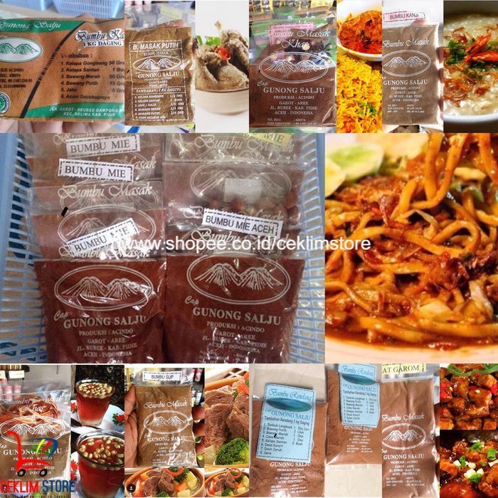 

Paket Hemat Bumbu Instan Masakan Aceh 9 Varian