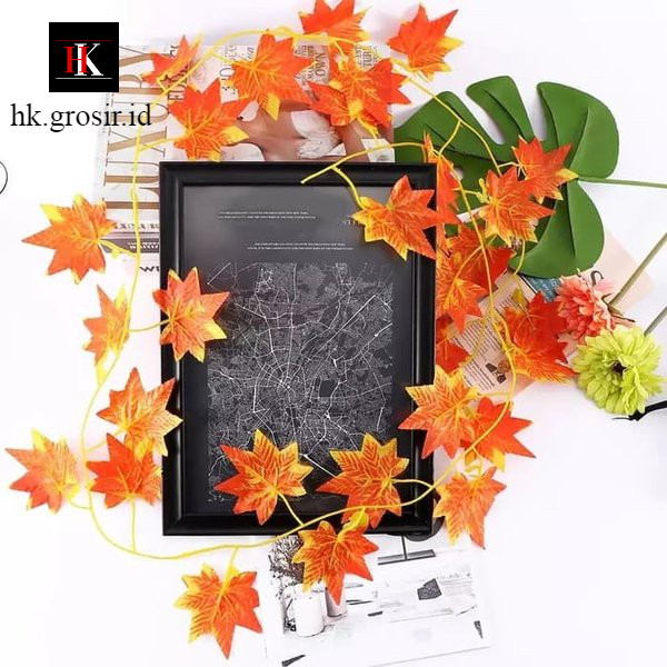 Daun Rambat Plastik Dekorasi Dinding