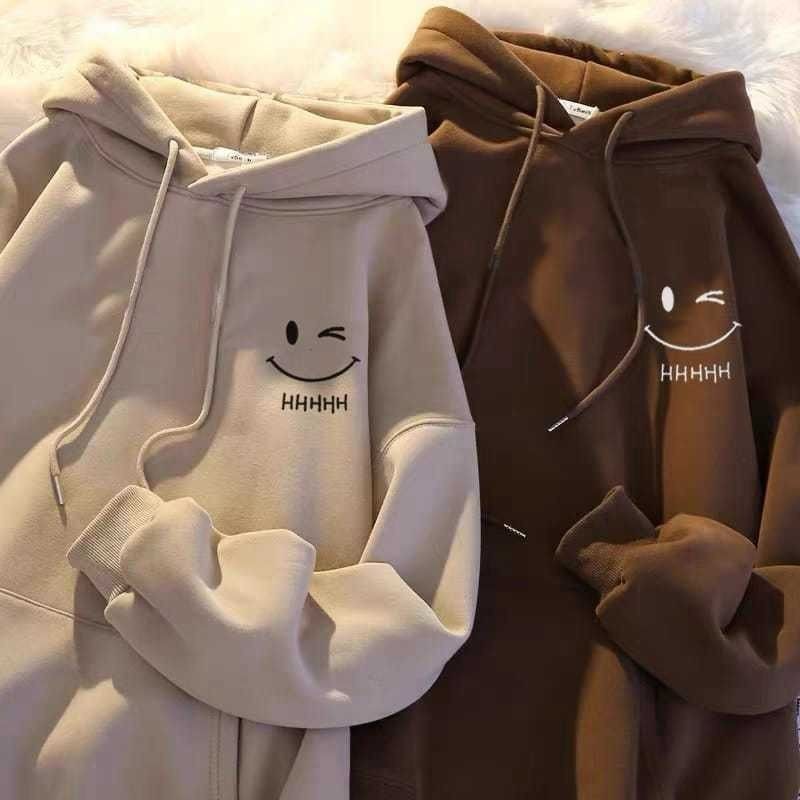 SMILEY HHHH HOODIE UNISEX SIMPLE DESIGN