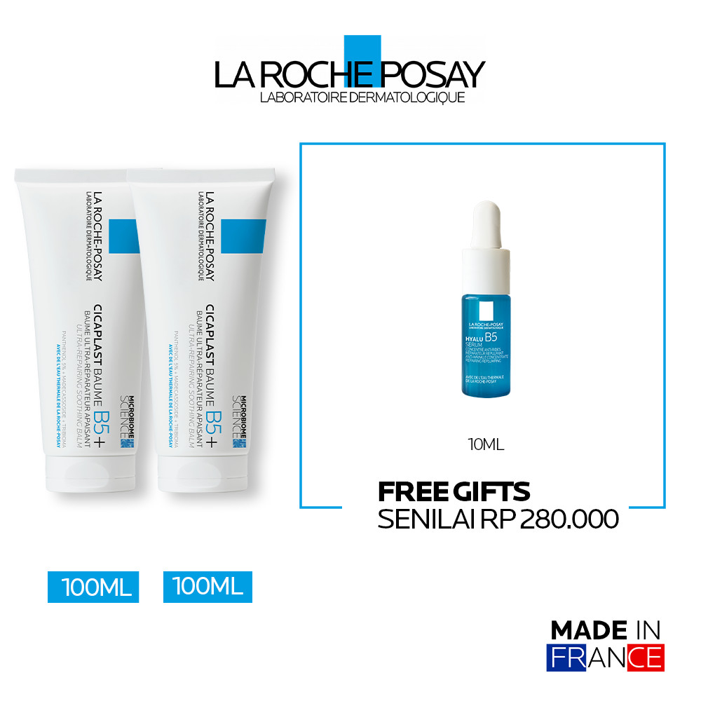 [Exclusive Shopee] La Roche Posay Cicaplast Baume B5+ Soothing Balm 100ml Twinpack