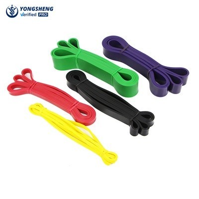 Set Tali Elastis untuk Peregangan Set Lingkaran Lateks Set Tali Elastis Resistensi Gym Pita Peregang