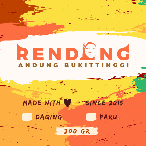 

200gram Rendang Paru Asli Padang | Rendang Instan | Lauk Instan