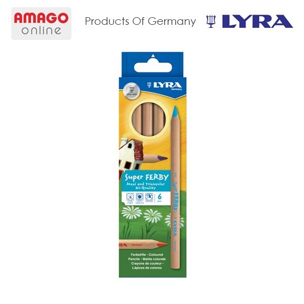 Paket 79 pcs - LYRA Super Ferby Nature - Color Pencil - 6 Colors - 3711060