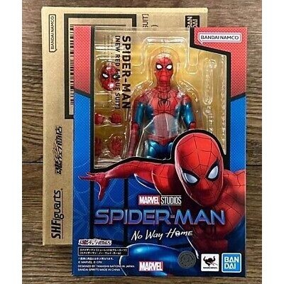 SHF Spiderman No Way Home Red Blue Suit Ori Spider Man Bandai MISB BCL