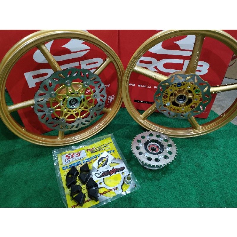 velg rcb pnp klx/dtracker & crf 150 & wr155 & megapro disc cakram psm
