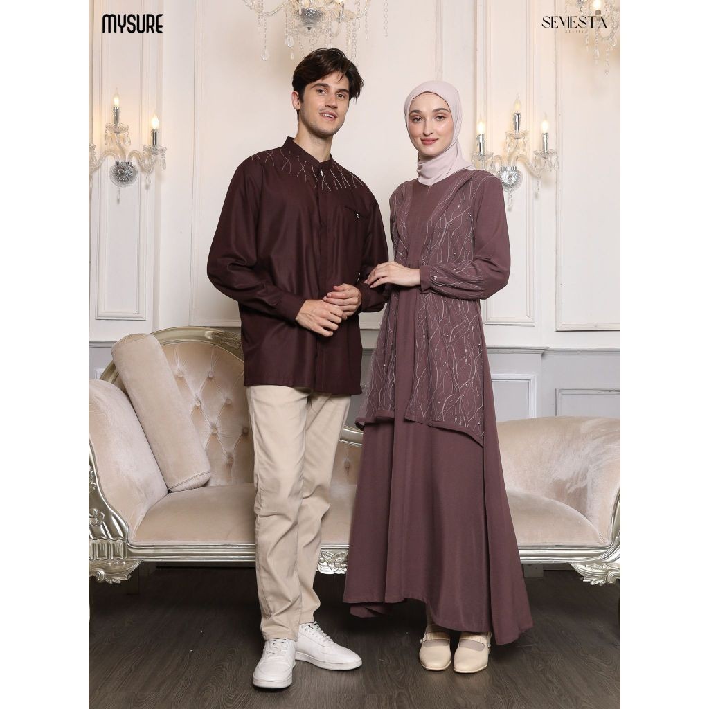 Mysure Sandyakala Dress Couple Series Raya Collection 2024