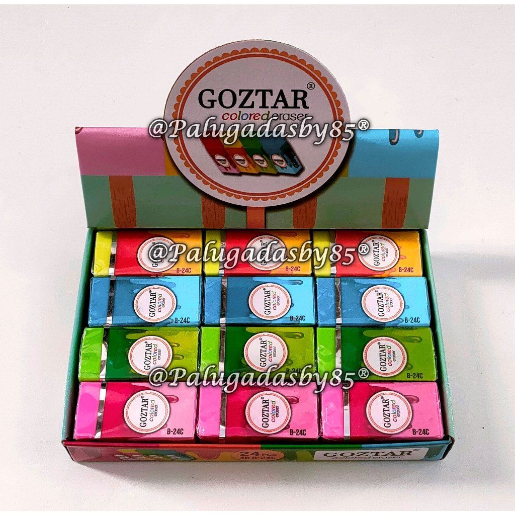 

(1 Biji) Penghapus GOZTAR 4B B-24W B-24C B-24B / Penghapus Goztar B-24 / Goztar B24 / Goztar B 24 - Penghapus Pensil Ramah Lingkungan Solusi Tepat untuk Mengurangi Sampah Plastik