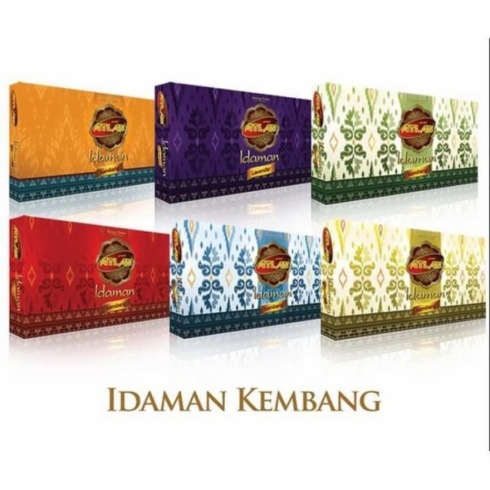 SARUNG ATLAS IDAMAN KEMBANG GROSIR