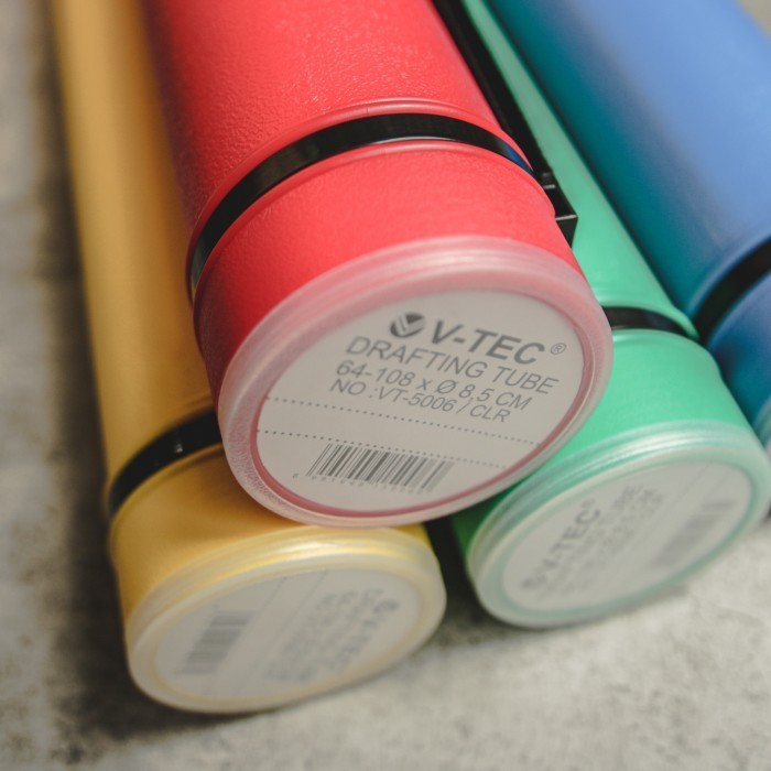 

Tabung Gambar 108 X 8.5 cm V-TEC 5006 CLR / Drafting Tube - Biru