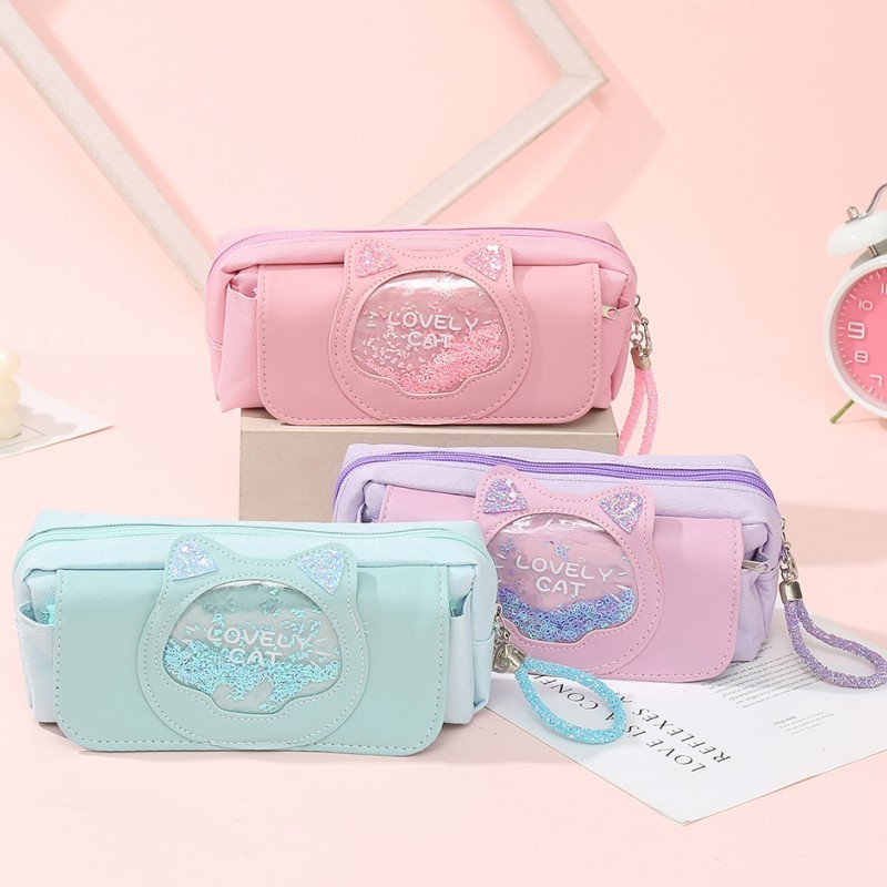 

Tas Pensil Kucing Lucu Tempat Pensil Anak / Pensil Case / Pensil Pouch / Kotak Pensil Tiga Lapis Kapasitas Besar / Alat Tulis Siswa