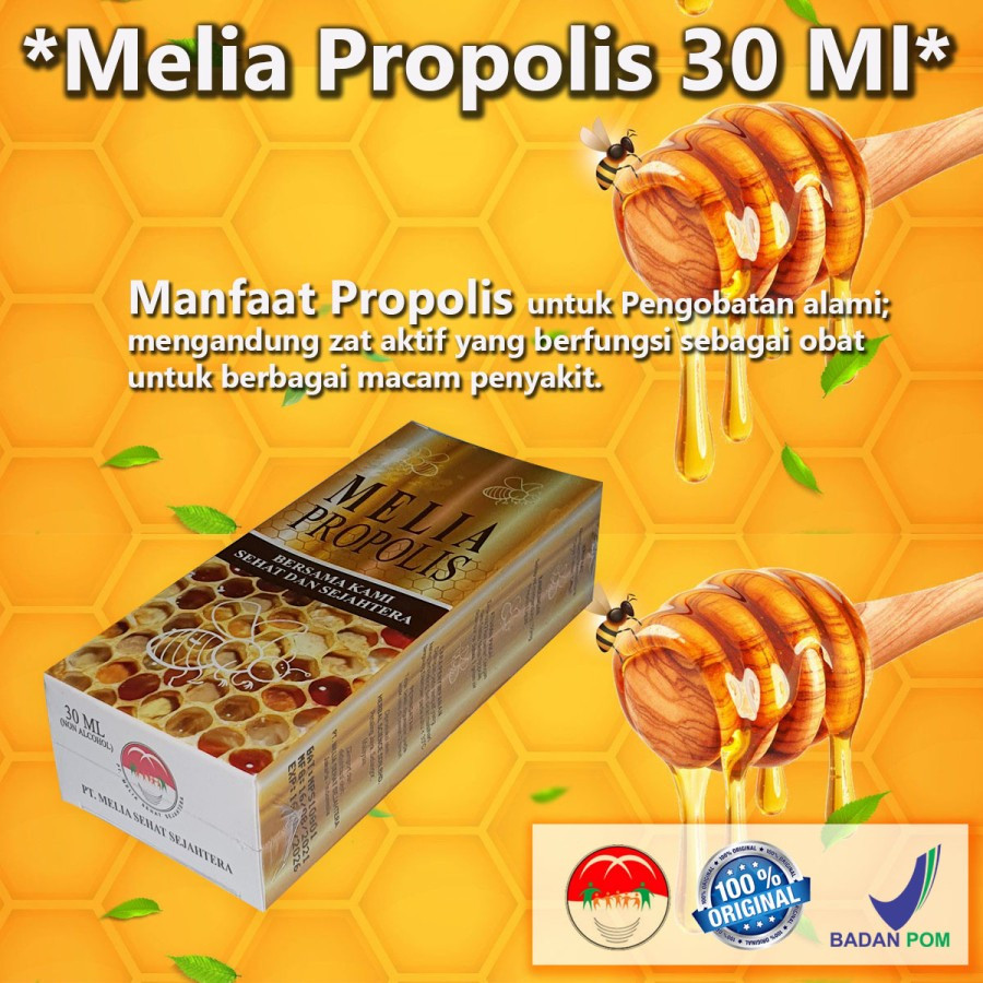 MELIA PROPOLIS 30ML ORIGINAL melia sehat sejahtera ori