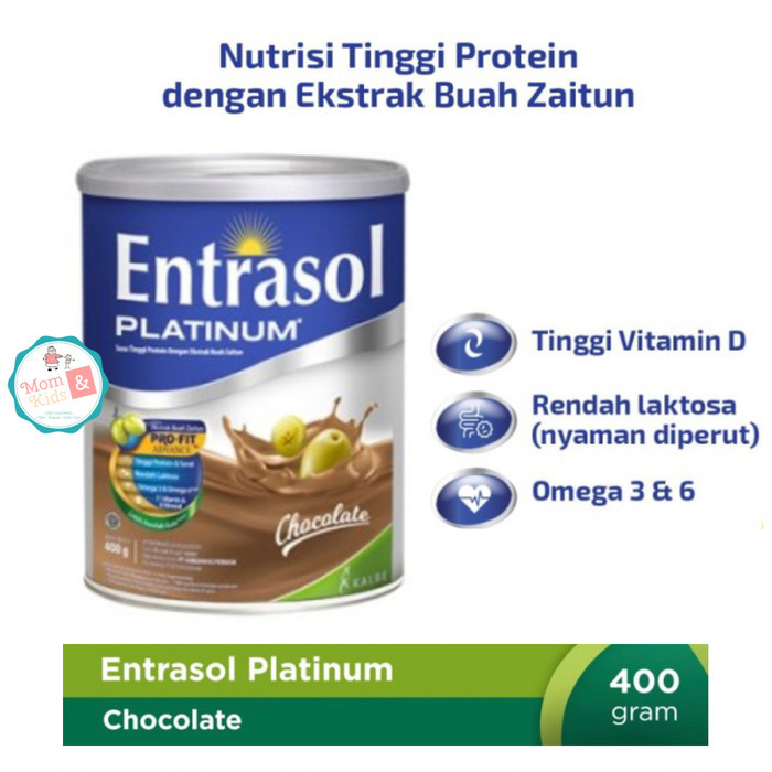 

[BIG SALE] Entrasol Platinum Vanila 400 gr - Coklat